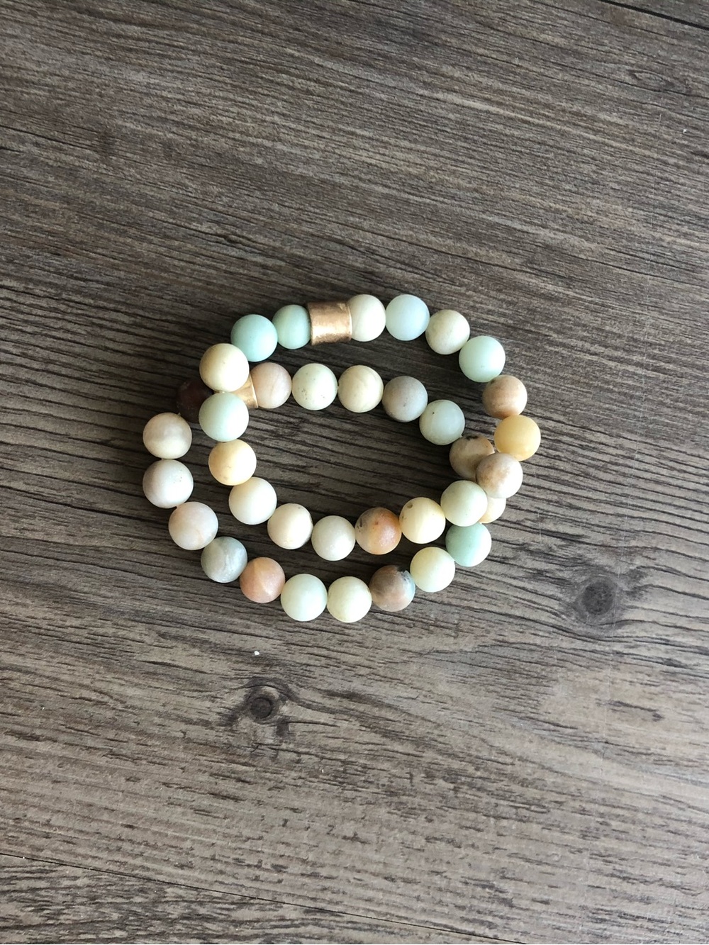 Red Dress Boutique Beaded Stretch Bracelet - Pastel Multi